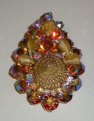 Yellow Birthday Cake Pin Pendant