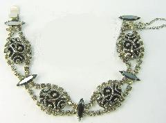 Hematite Cabochons Molded/Cut Bracelet Flat Push In
