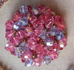 Pink Chatons Only Brooch