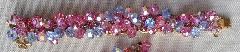 Pink Chatons Only Bracelet 5 Link