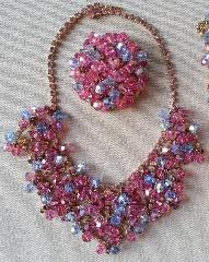 Pink Chatons Only Necklace