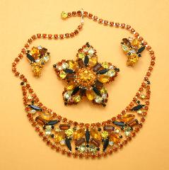 Topaz Baguettes Necklace