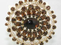Topaz Navettes Belt Buckle