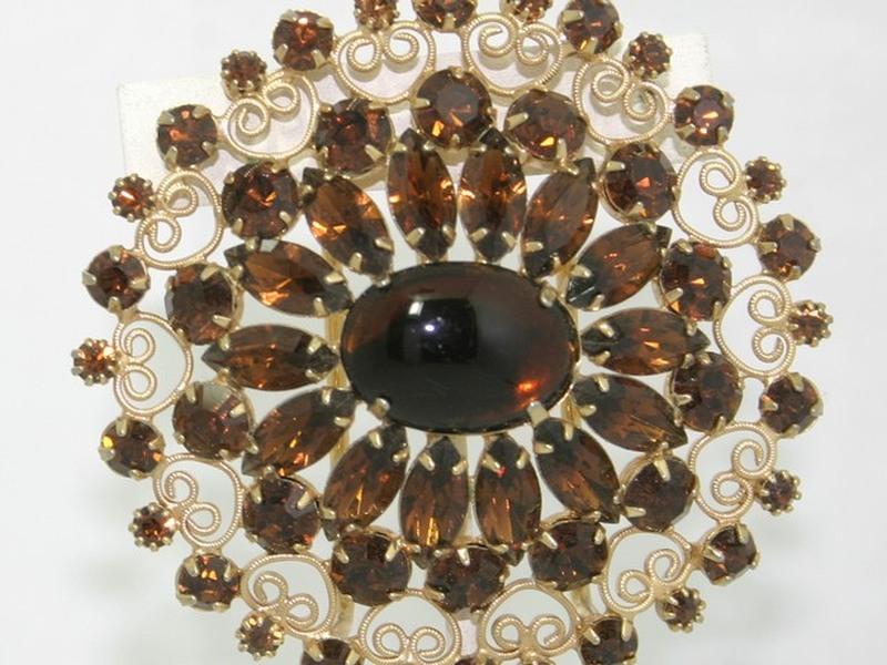 Front view of Topaz Navettes Belt Buckle
