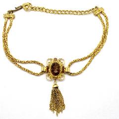 Topaz Oval Necklace