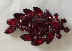Red Pear Brooch