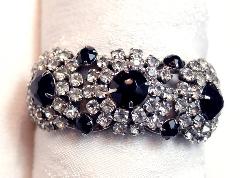 Black (jet) Chatons Only Bracelet Clamper