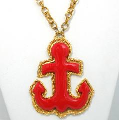 Red Plastic Pendant