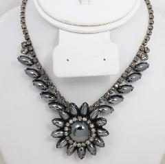 Hematite Cabochons Necklace