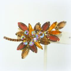 Topaz Navettes Brooch