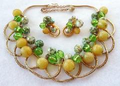 Multiple Colors Chatons Only Necklace