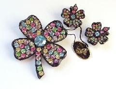 Pastel Chatons Only Earrings Clip