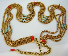 Multiple Colors Navettes Belt