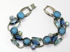 Blue Cabochons Bracelet 5 Link