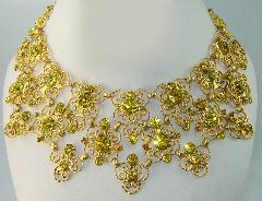 Green Chatons Only Necklace