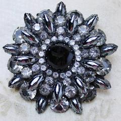 Hematite Cabochons Brooch