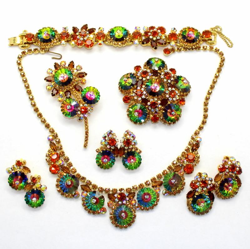 Front view of Topaz Navettes Rivoli/Margarita Bracelet 5 Link