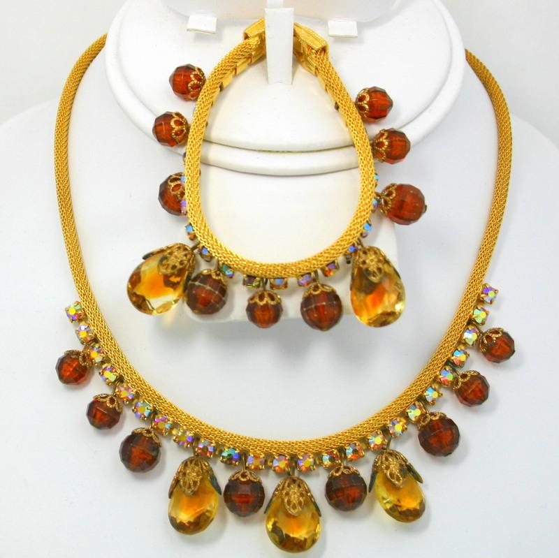 Front view of Topaz Chatons Only Bracelet Flat Fold Over