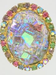 Pastel Cabochons Molded/Cut Pin Pendant