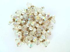 Clear Chatons Only Brooch
