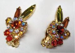 Fall Navettes Earrings Clip