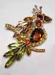 Fall Pear Brooch