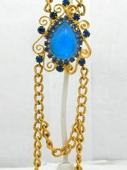 Blue Cabochons Bracelet Slave