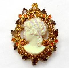Topaz Navettes Pin Pendant