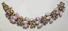 AB Cabochons Multi-Color/Shaded Bracelet 5 Link