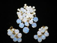 Clear Chatons Only Earrings Clip