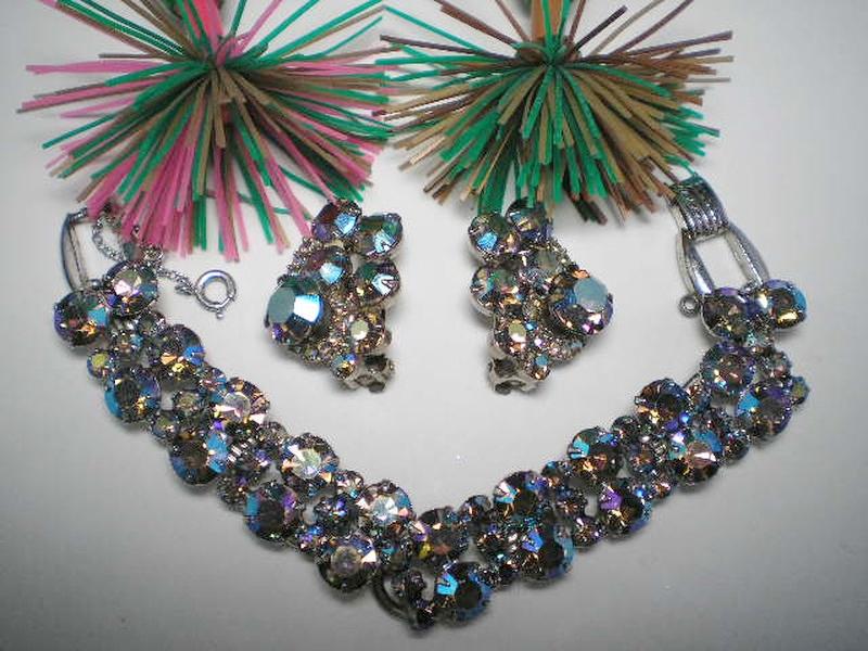 Front view of AB Chatons Only Bracelet 5 Link
