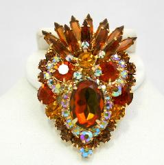 Topaz Oval Brooch