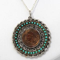Turquoise Cabochons Pendant