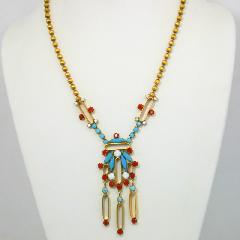 Turquoise Navettes Necklace