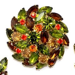 Fall Navettes Brooch