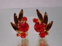 Fall Navettes Earrings Clip
