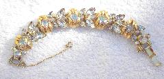 Clear Navettes Bracelet 5 Link
