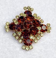 Topaz Chatons Only Brooch