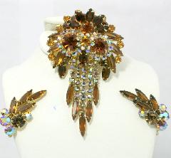 Topaz Navettes Pin Pendant