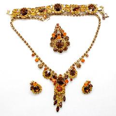 Topaz Navettes Rivoli/Margarita Bracelet 5 Link