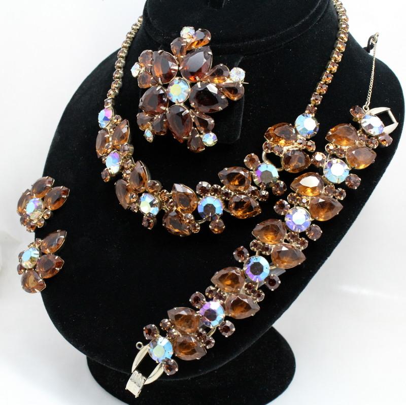 Front view of Topaz Pear Necklace