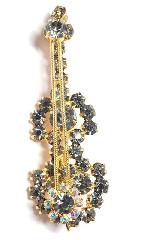 Gray (black Diamond) Chatons Only Brooch