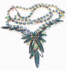 Green Navettes Necklace