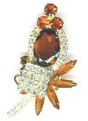 Topaz Oval Brooch