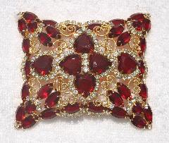 Red Heart Belt Buckle