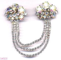 Clear Chatons Only Brooch