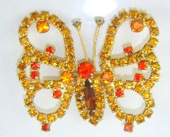 Topaz Navettes Brooch