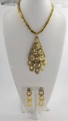 Clear Chatons Only Necklace