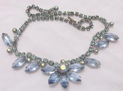 Blue Navettes Necklace
