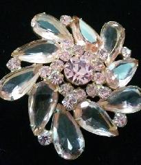 Pink Pear Brooch